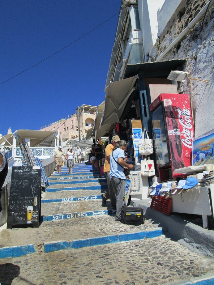 stairs in Santorini